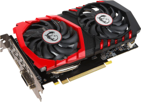 MSI GeForce GTX 1050 GAMING X - Side