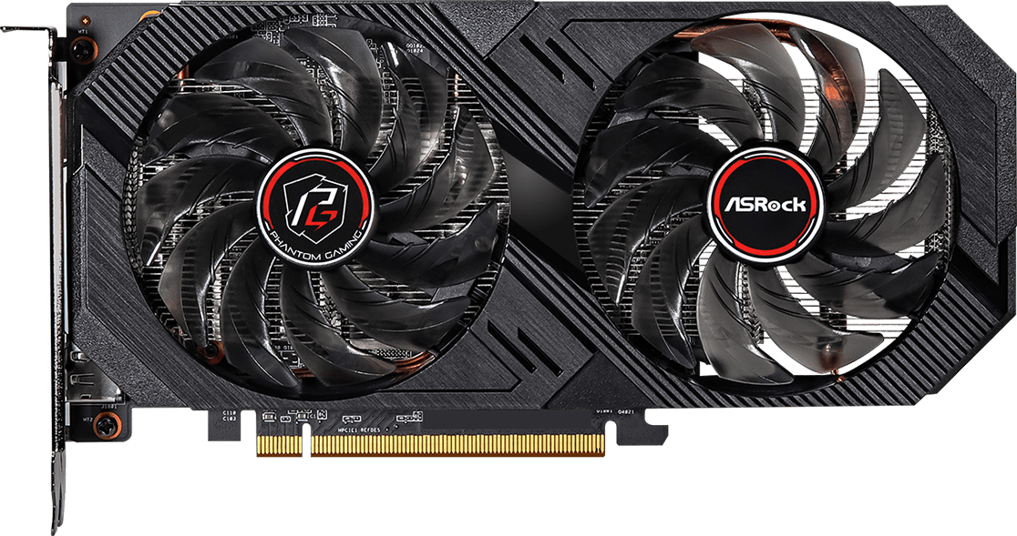 ASRock Radeon RX 6500 XT Phantom Gaming D OC - Front