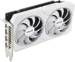 Asus Dual GeForce RTX 3060 White Edition 8GB - Side