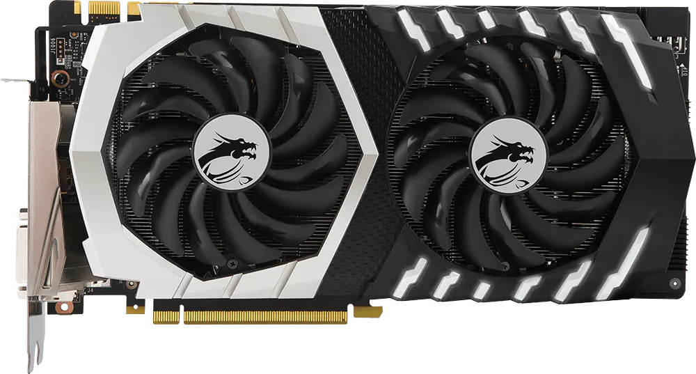 MSI GeForce GTX 1070 Ti Titanium - Front