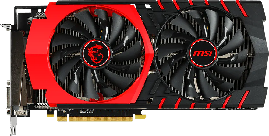 MSI Radeon R9 390 GAMING 8G - Front