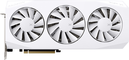 XFX Mercury AMD Radeon RX 9060 XT OC White Gaming Edition - Front
