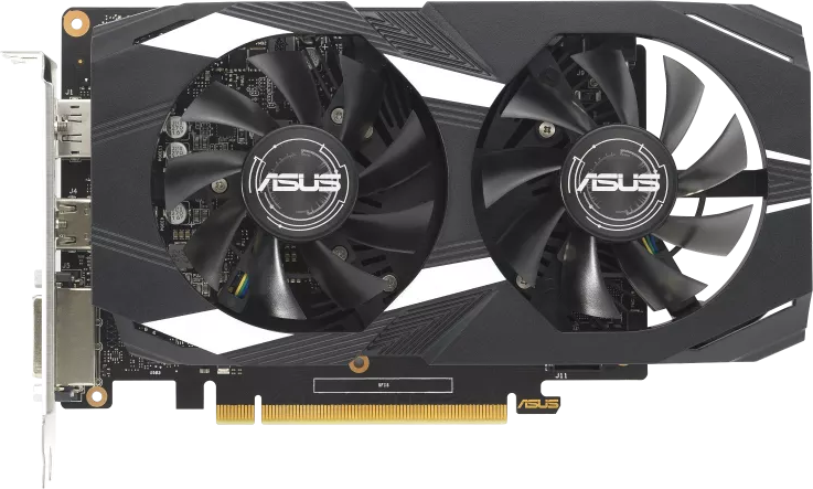 Asus Dual GeForce GTX 1650 V2 OC Edition - Front