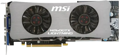 MSI GeForce GTX 260 LIGHTNING - Front