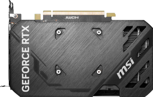MSI GeForce RTX 4060 Ti VENTUS 2X BLACK - Rear