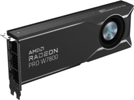 Gigabyte Radeon PRO W7800 AI TOP - Side