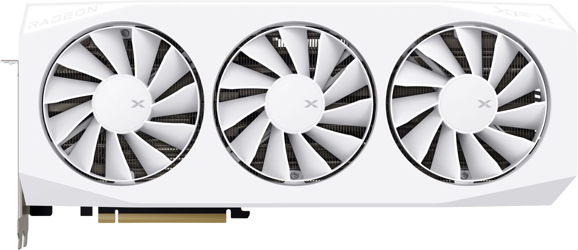 XFX Mercury AMD Radeon RX 9070 XT White Gaming Edition - Front