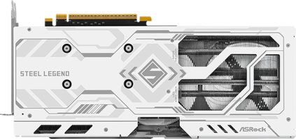 ASRock Intel Arc B580 Steel Legend OC - Rear