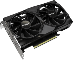 PNY GeForce RTX 5060 Overclocked Dual Fan - Side