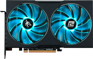PowerColor Hellhound AMD Radeon RX 7600 - Front