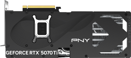 PNY GeForce RTX 5070 Ti Triple Fan Plus - Rear
