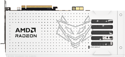 Sapphire NITRO+ AMD Radeon RX 9070 XT OC PhantomLink Polar Edition - Rear