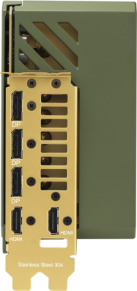 Asus ROG Astral GeForce RTX 5080 OC DOOM Edition - Outputs