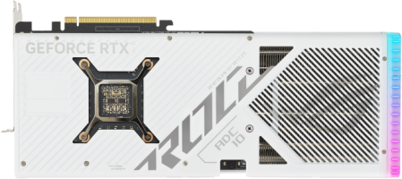 Asus ROG Strix GeForce RTX 4080 SUPER White Edition - Rear